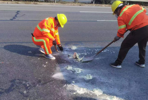 北大镇公路下沉注浆加固